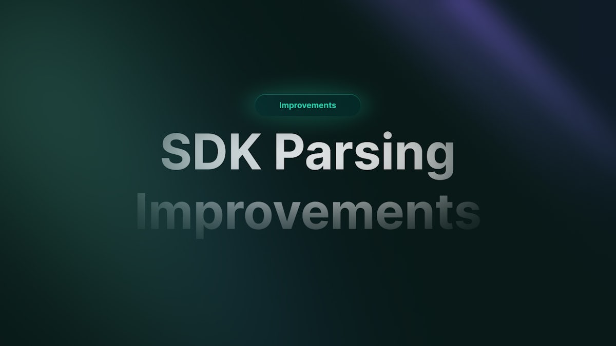 Flytrap SDK Parsing Improvements